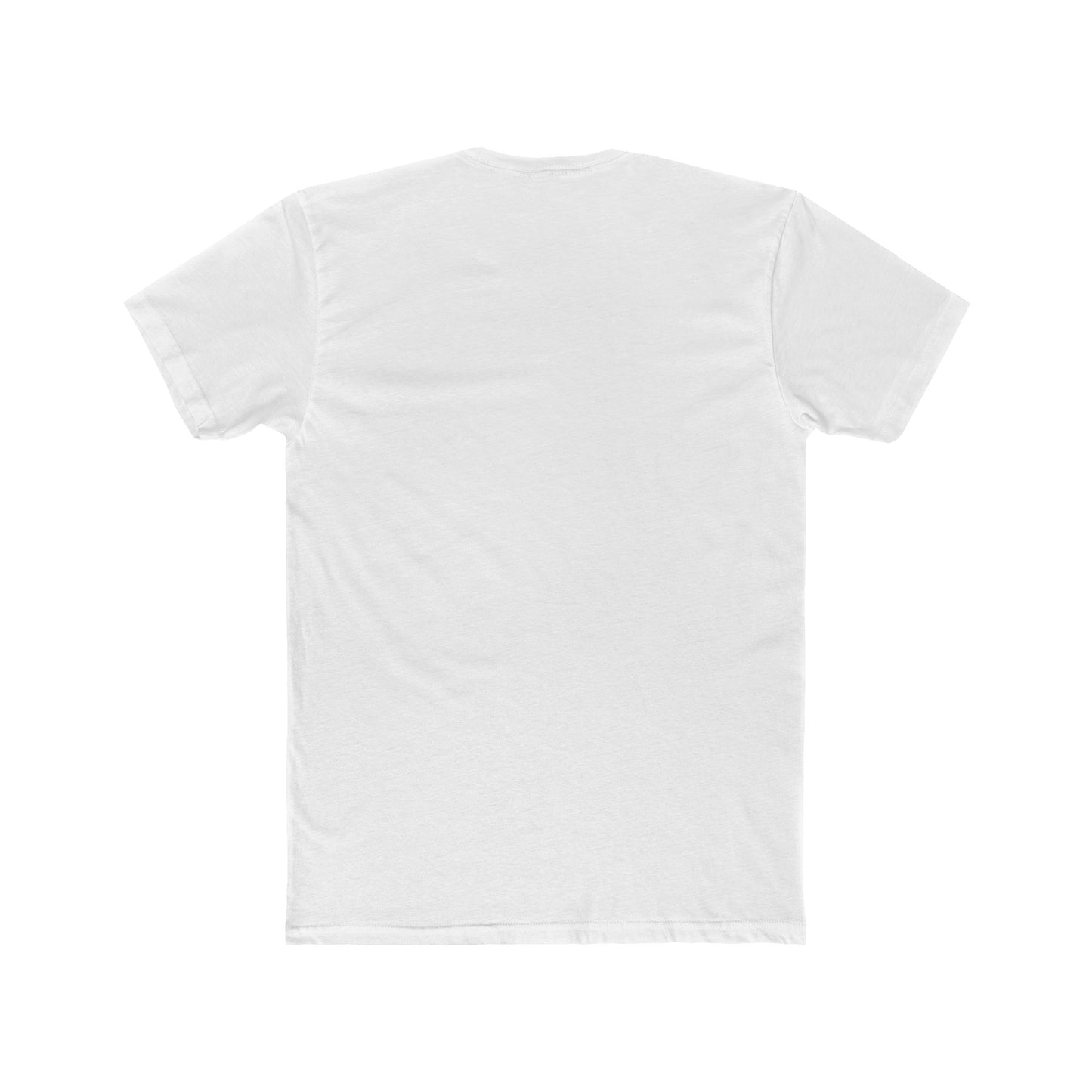Plain white t-shirt on a white background