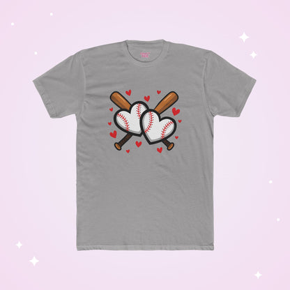 Baseball Heart Tee — Valentine Baseball Shirt, I Love Baseball T-Shirt