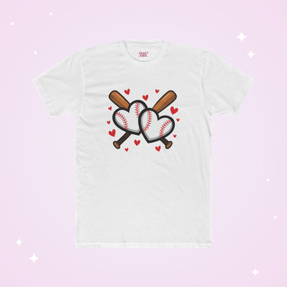 Baseball Heart Tee — Valentine Baseball Shirt, I Love Baseball T-Shirt