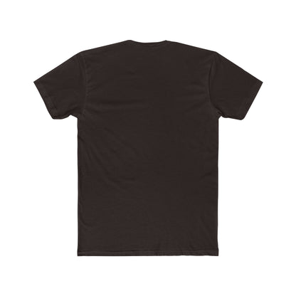 Plain dark brown t-shirt on a white background