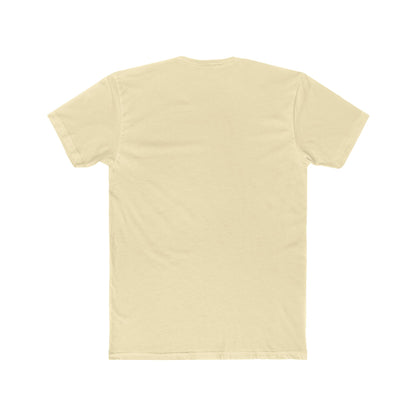 Plain beige t-shirt on a white background
