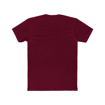 Maroon t-shirt on a white background