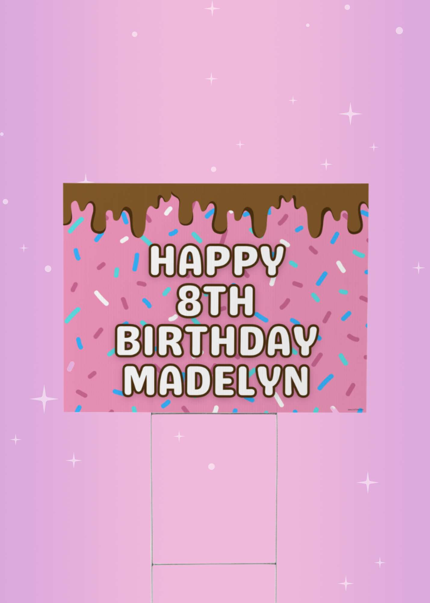 Sprinkle Cupcake Ice Cream Yard Signs