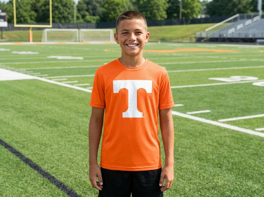Youth Vols Practice Logo Tee