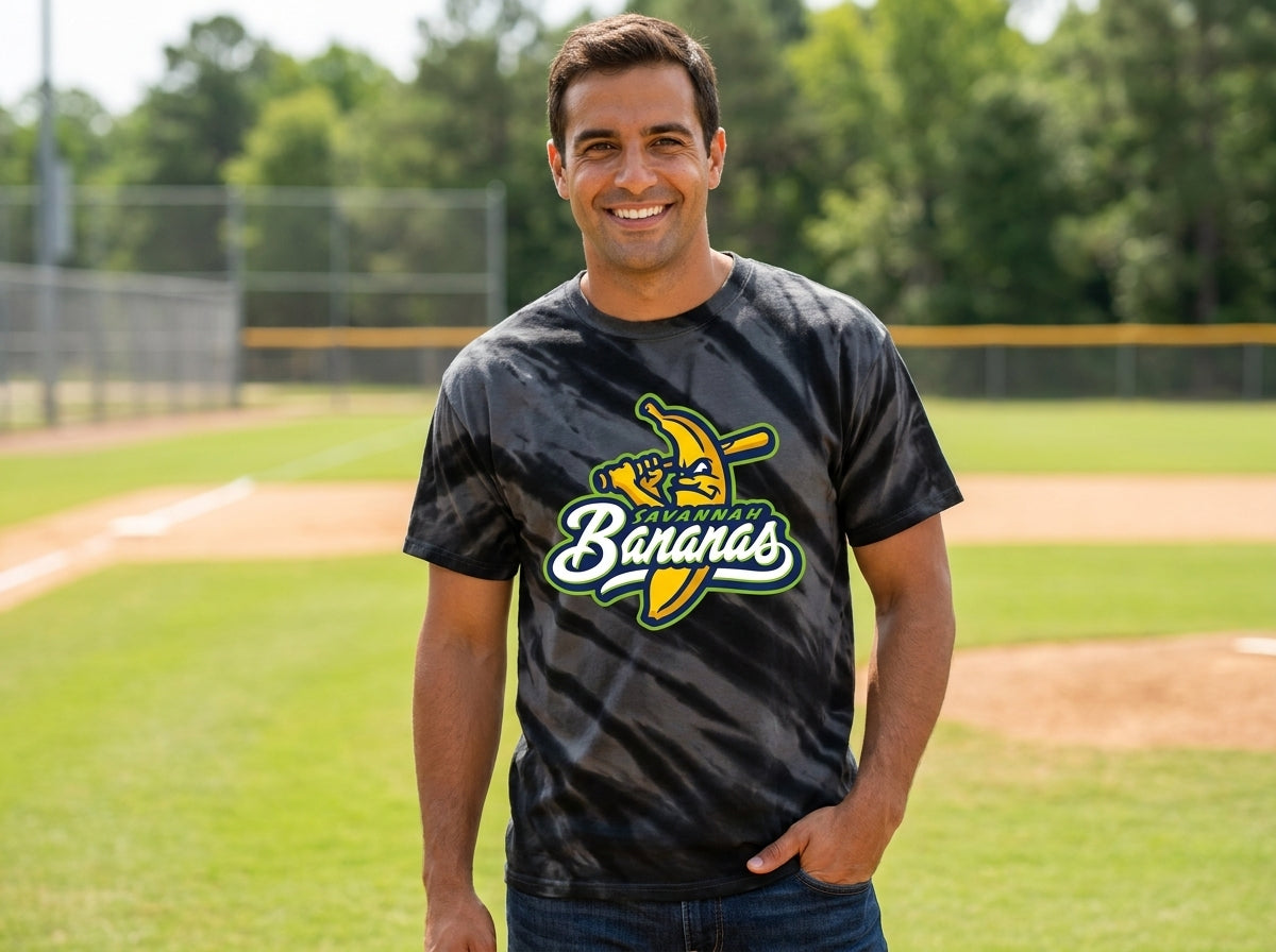 Adult Banana Tie Dye Logo Tee